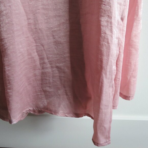 REVOLVE RESA Lindsay Maxi Wrap Dress in Paris Pink Sand Satin - Size S NWT - Picture 6 of 14